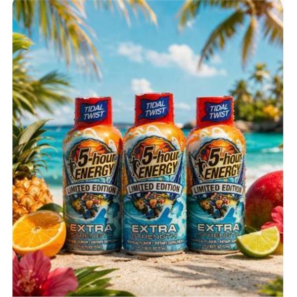5-hour Energy Extra Strength Tidal Twist 57 mL (12 Bottles per Case)x 2