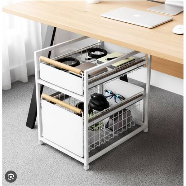 Mesa Two-Tier Organizer with Sliding Drawers