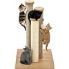 Image 1 : Amazon Basics Cat Scratching Post - Triple Scratching Post, Beige