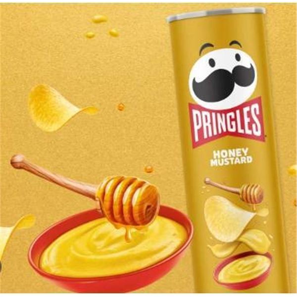 Pringles Chips Can 156g, Miel et Moutarde Flavor