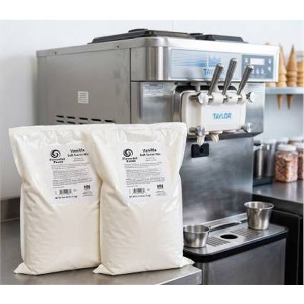 Flavorful Foods Vanilla Soft Serve Mix Net Wt 6 lbs (2.72 kg)