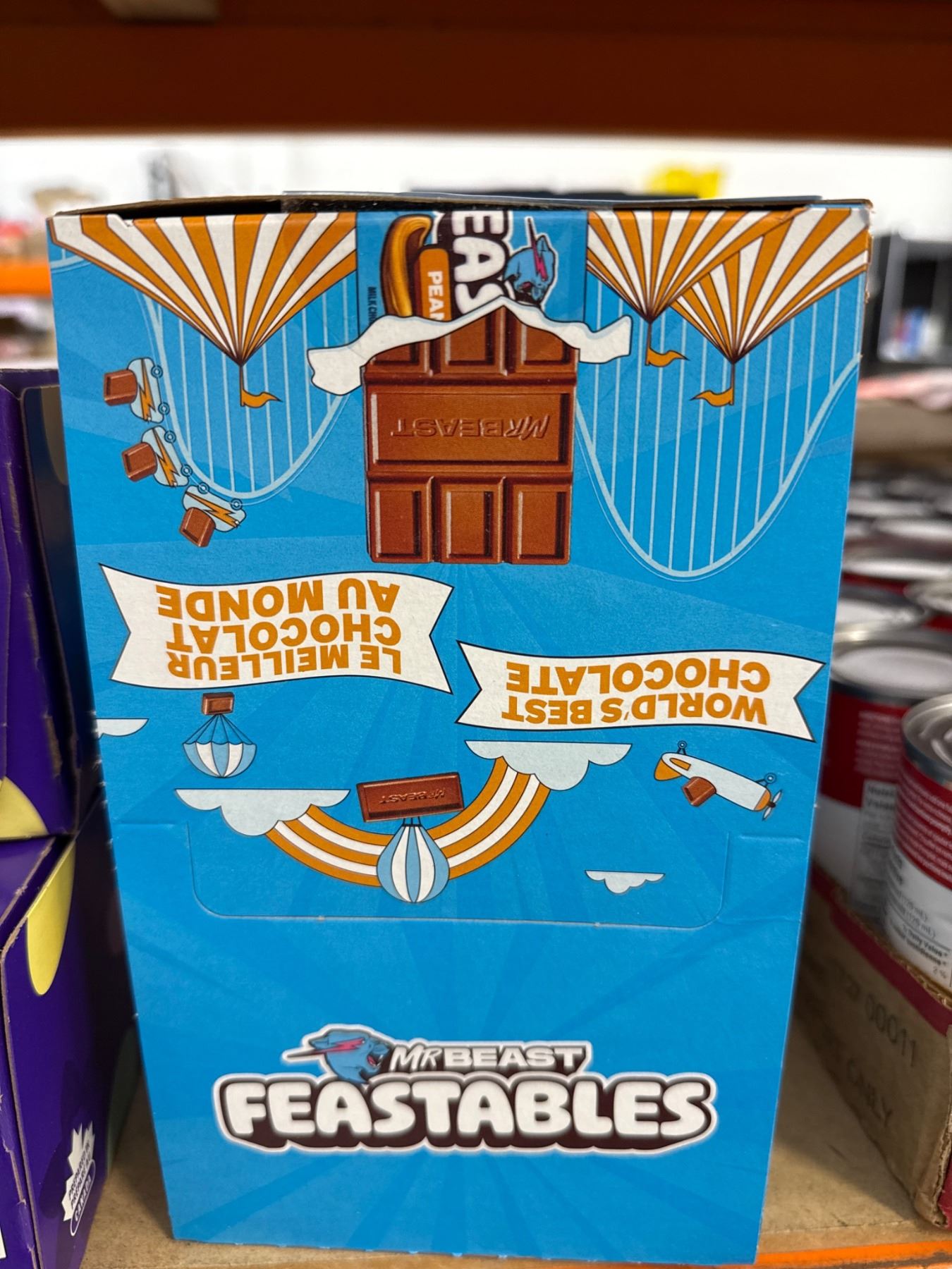 MrBeast Feastables Peanut Butter Chocolate Bars 4 x 35g (2026)