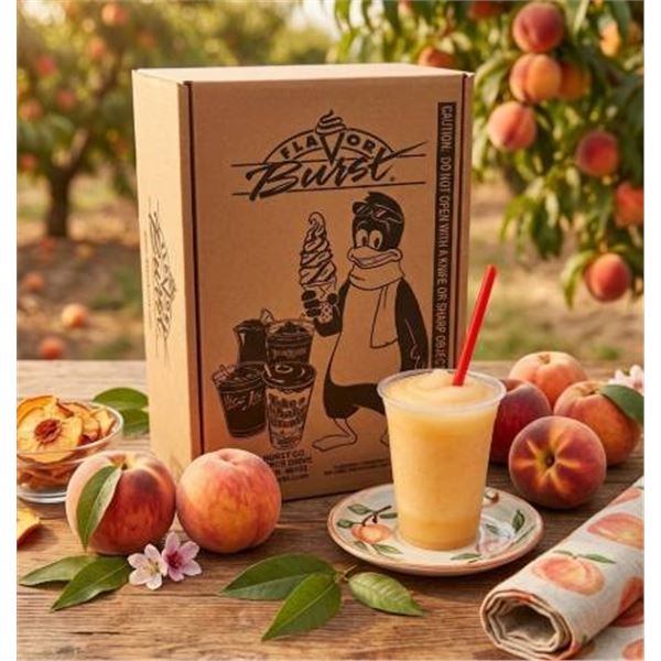 Flavor Burst Peach Twist Syrup Concentrate, 1 Gallon