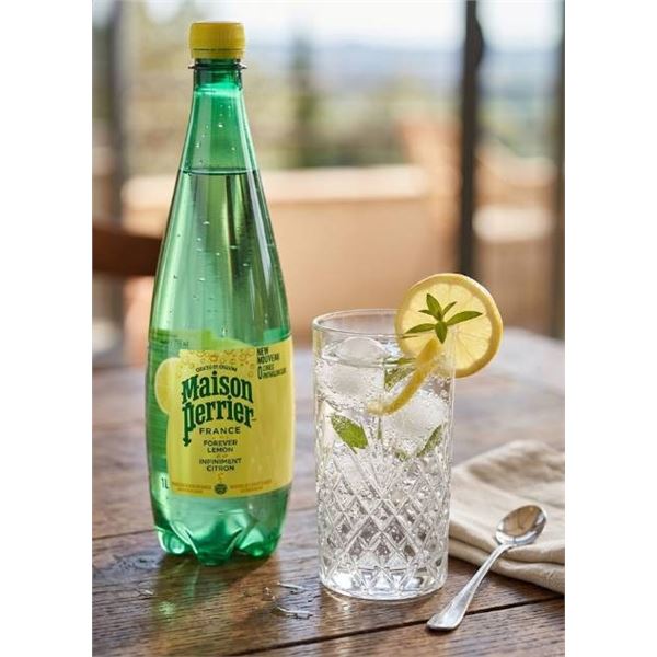 Maison Perrier Forever lemon Natural Flavored Sparkling Water Six-Pack