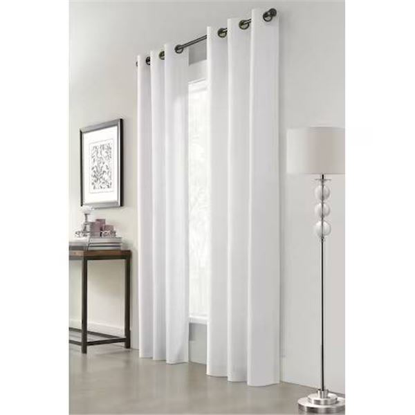 Beautyrest Blackout Grommet Top Curtain Panel Set, 2 Pieces, 90x84 Inches