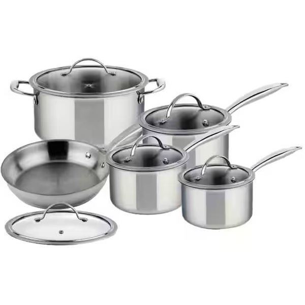 Henckels Stainless Steel Cookware Set, 8 Pieces
