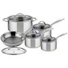 Image 1 : Henckels Stainless Steel Cookware Set, 8 Pieces