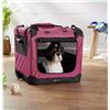 Image 1 : Amazon Basics Premium Folding Portable Soft Pet Crate - 42 In / 106 Cm