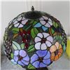 Image 1 : Stained Glass Pole Lamp in box