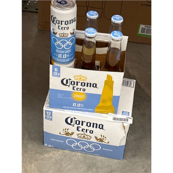 Corona Sunbrew Beer, 0.0 Percent, 19 x 330ml