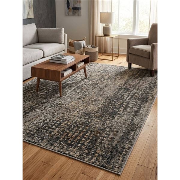 Calvin Klein RD105 Area Rug, 7'10" x 9'10", Beige Tone