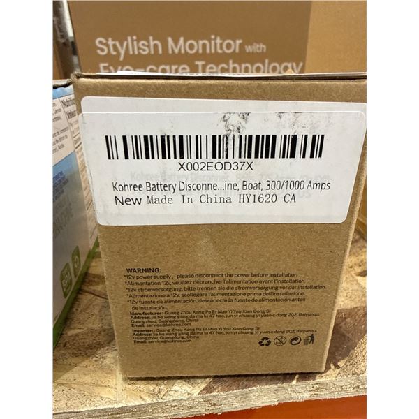 Kohree Battery Disconnect Switch, Model HY1620-CA, 300/1000 Amps