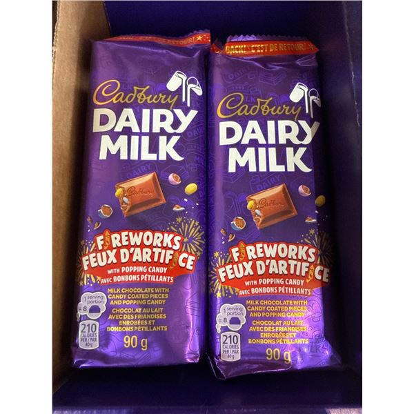 12 Cadbury Dairy Milk Fireworks Bars (90g Each)