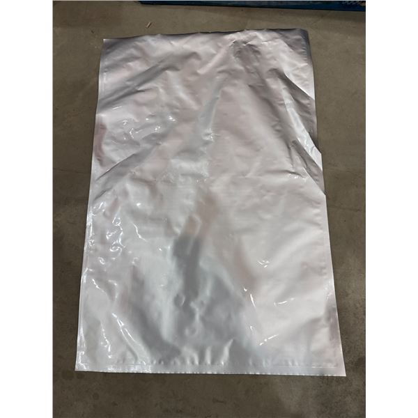 Lot of 20 - 20-inch x 30-inch Mylar food storage Silver Foil Bags