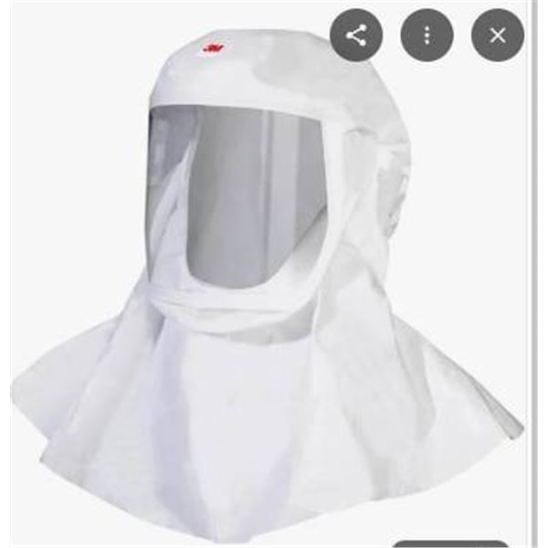 3M S-433L-Case of 5 - Hood with Integrated Head Suspension, Medium/Large
