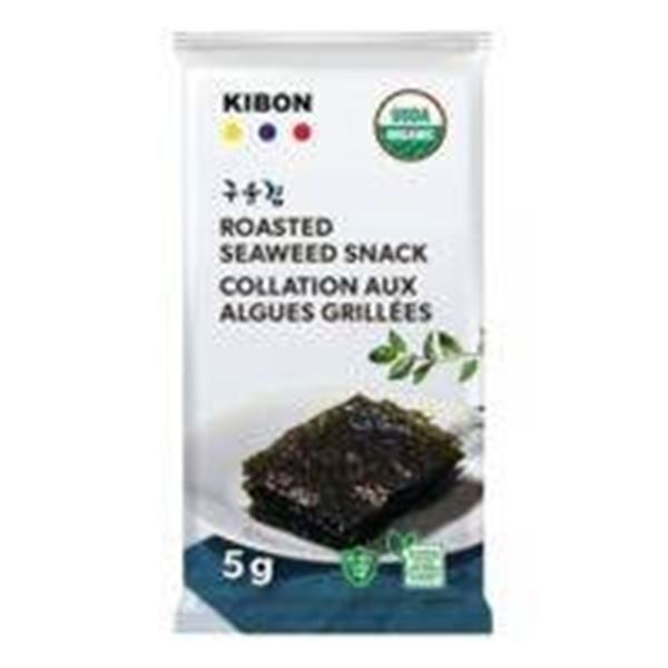 Kubon Roasted Seaweed Snack, 10 Packs, USDA Organic, 17 g Each