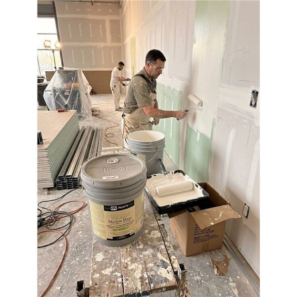 PPG Paints Manor Hall Interior Paint, Primer, and Stain Repellent, 18.3L