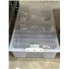 Image 2 : Clear Plastic Storage Container With Lid and Label Tags