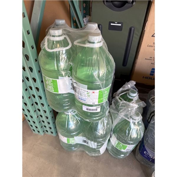 Water Jugs Made of 100 Percent Recycled Bottles 10 x 4L
