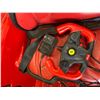 Image 4 : Red Ferrari Kids Electric Ride-On Car with Charger and Steering Controls