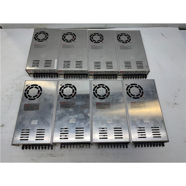 Lot of (8) Mean Well #S-350-7.5 Power Supplies