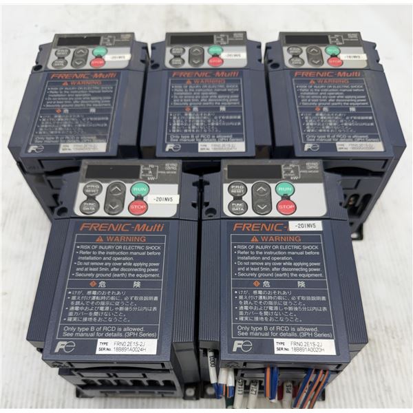 (5) Fuji Electric #FRN0.2E1S-2J