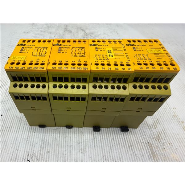 Lot of (4) Pilz Modules