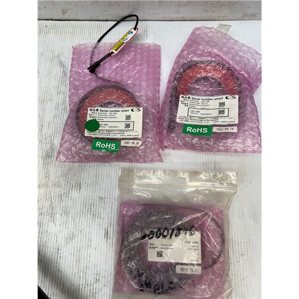 (3) CCS #LDR2-90RD Light Source Rings