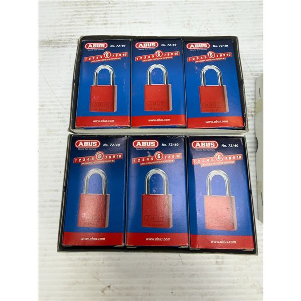 Lot of (12) ABUS #72/40 Padlocks