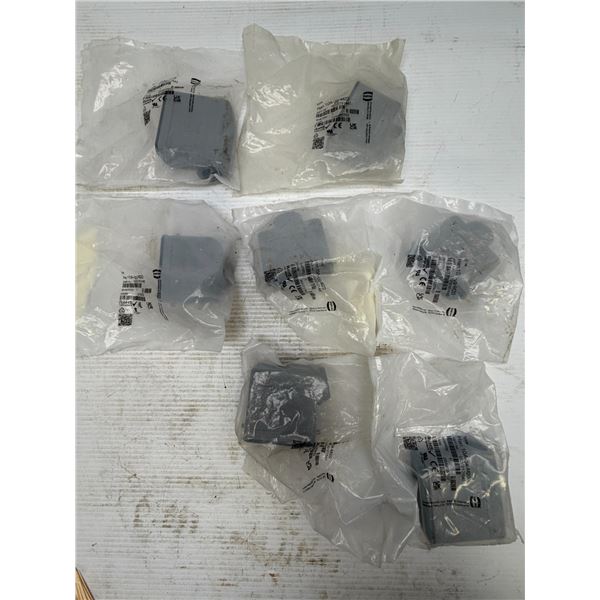 Lot of (7) Harting #Han 10A-gg-M20 / #19200101440