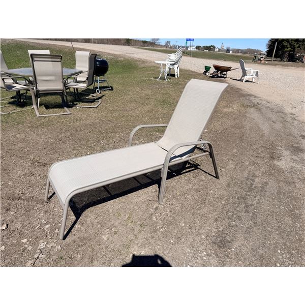 PATIO CHAISE LOUNGE (MATCHES SET IN LOT 1)