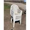 Image 10 : PLASTIC PATIO CHAIRS, SET OF 6