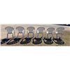 Image 4 : PLASTIC PATIO CHAIRS, SET OF 6