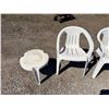 Image 2 : PATIO CHAIRS AND TABLES - FOUR CHAIRS AND TWO SIDE TABLES