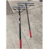 Image 1 : PROFESSIONAL-GRADE RAZOR-BACK LANDSCAPE RAKES