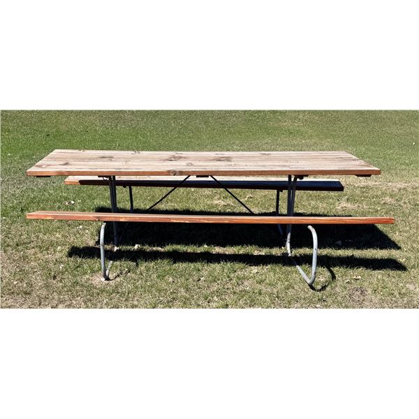 LONG PICNIC TABLE