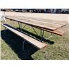 Image 4 : LONG PICNIC TABLE