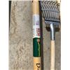 Image 6 : LAWN CARE LOT: RAKES, SHOVELS, AND DUSTPAN
