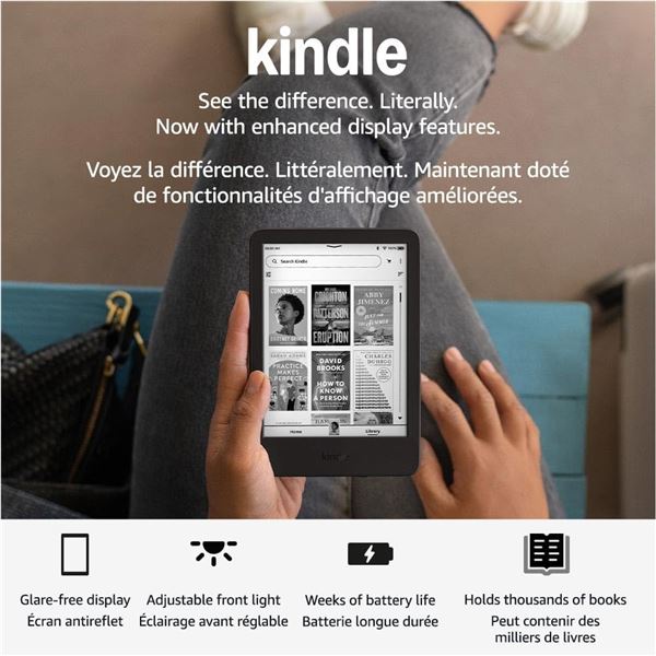 Amazon Kindle Generation 11 16GB E-Reader - Ultra Light & Fast - Black
