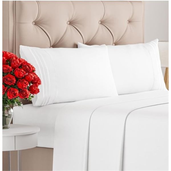Queen Size 4 Piece Sheet Set