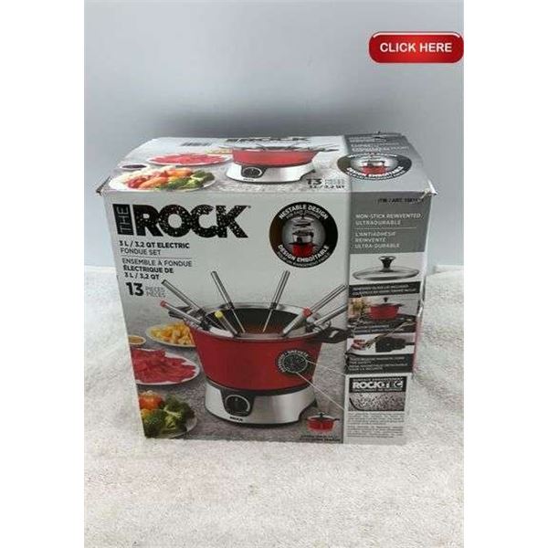 The Rock 3L/3.2 Qt Electric Fondue Set