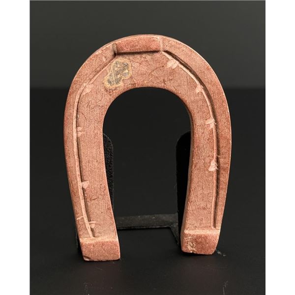 Native American Catlinite Pipestone Horseshoe