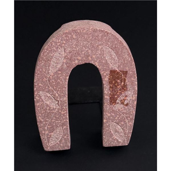 Native American Catlinite Pipestone Horseshoe