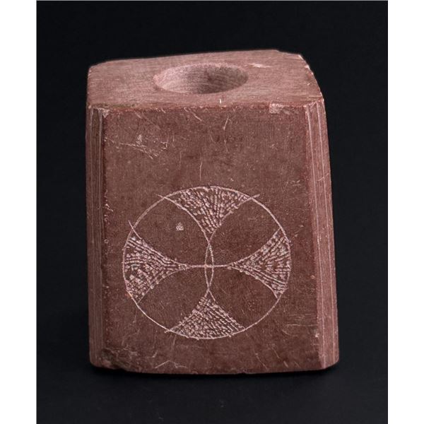 Native American Catlinite Pipestone Pen Holder