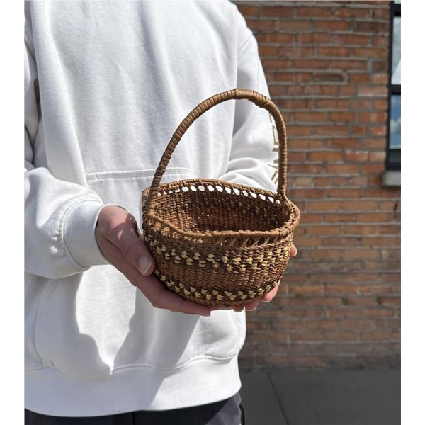 Ida Benzell Siletz Native American Indian Basket