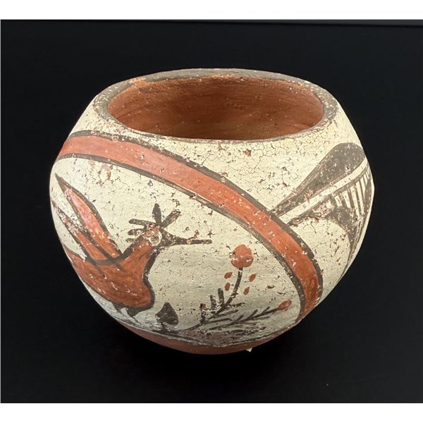 Zia Pueblo Miniature Rainbird Jar