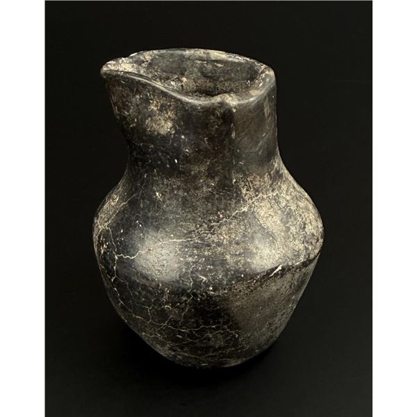 Ancient Mississippian Mound Black Pot