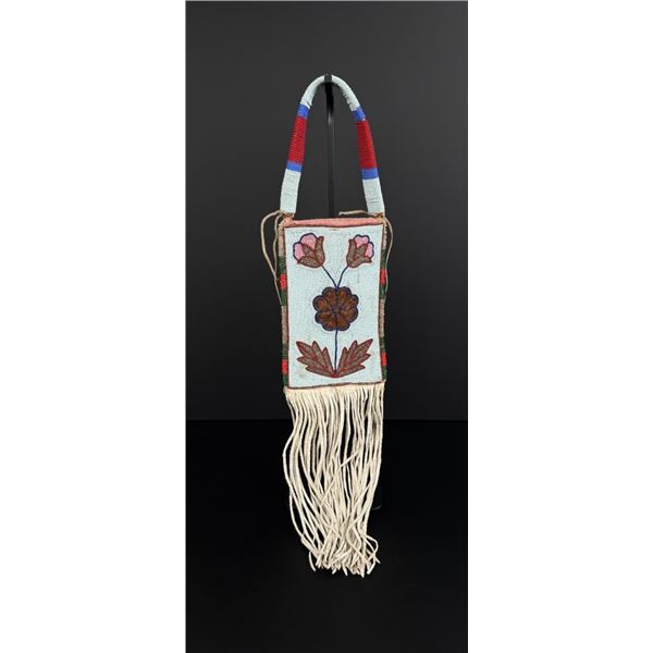 Plateau Native American Indian Beaded Mirror Bag
