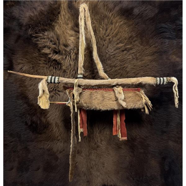 Kiowa Comanche Indian Mountain Lion Bow Case