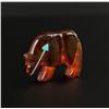 Image 1 : Andres Quandelacy Zuni Carved Amber Bear Fetish